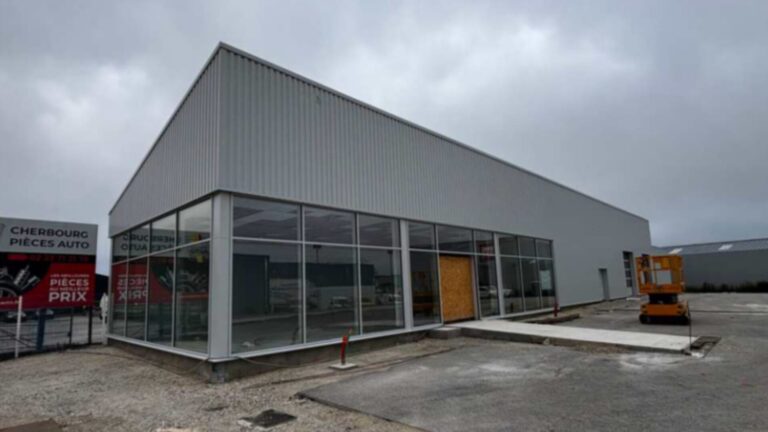 photo chantier réfection après bardage suzuki cherbourg